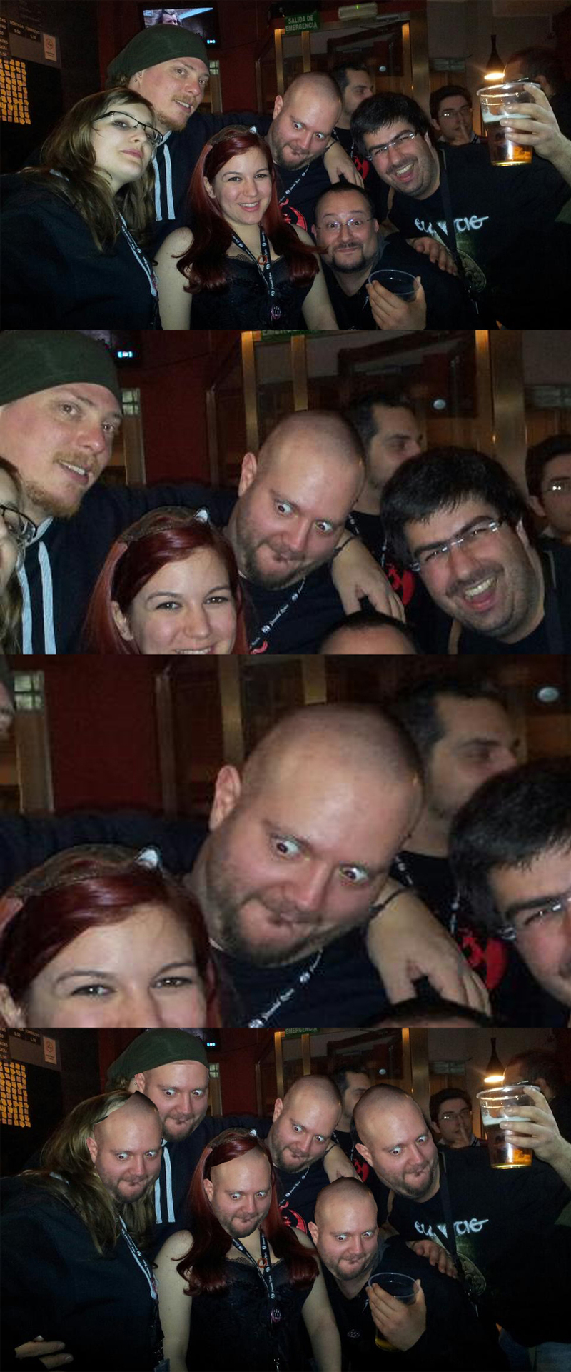 ¡Photobombing Metalson!