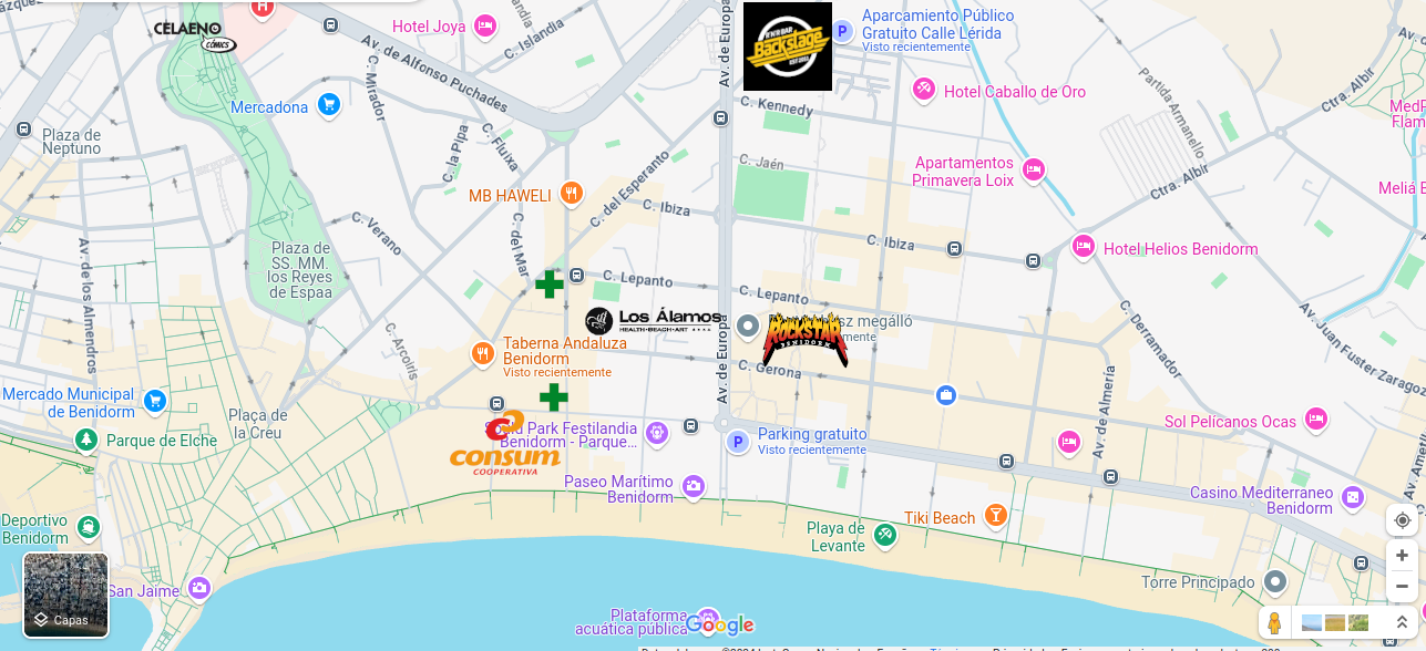 Mapa del evento