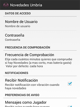Notificador de Novedades para Android
